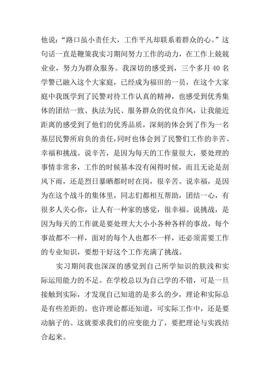 交警实习报告3篇_第5页