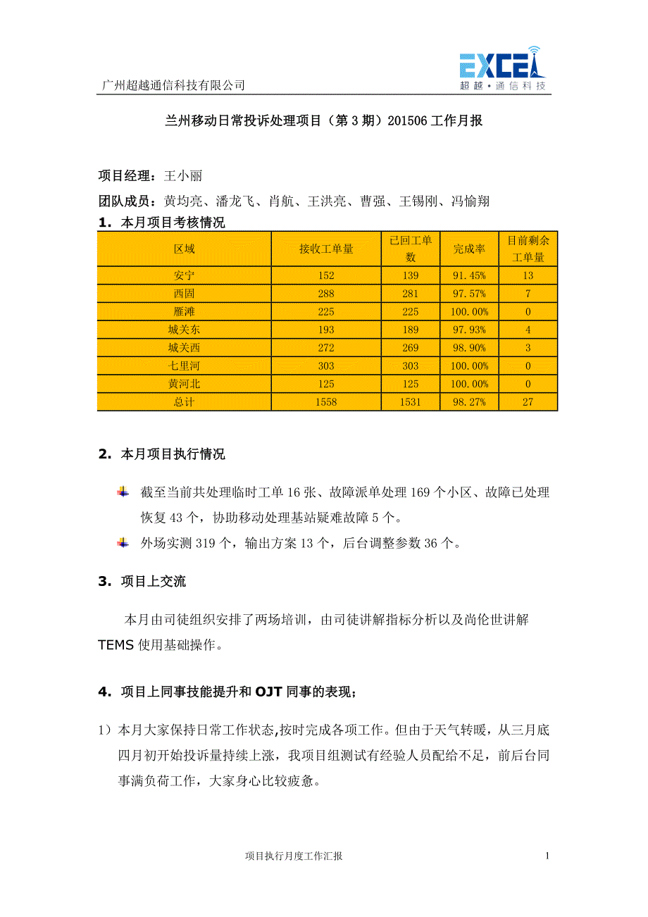 兰州移动日常投诉处理项目（第3期）201506_gsm_王小丽_第1页