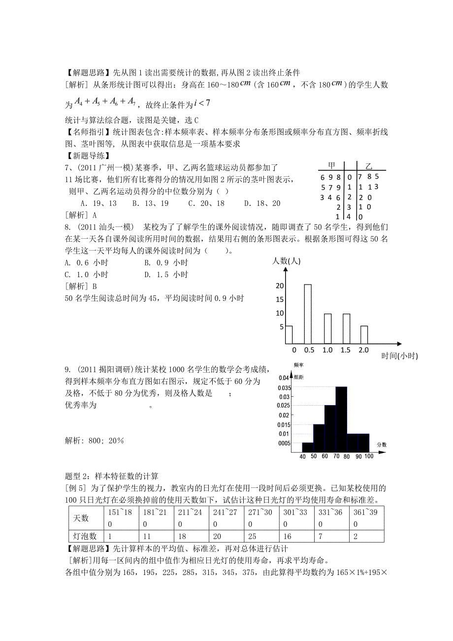 13.1 抽样方法与总体分布的估计_第5页