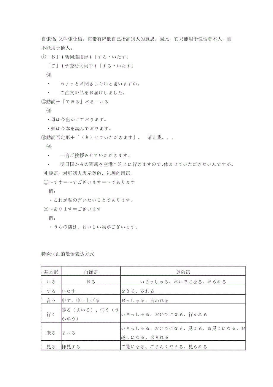 日语语法总结之敬语_第2页