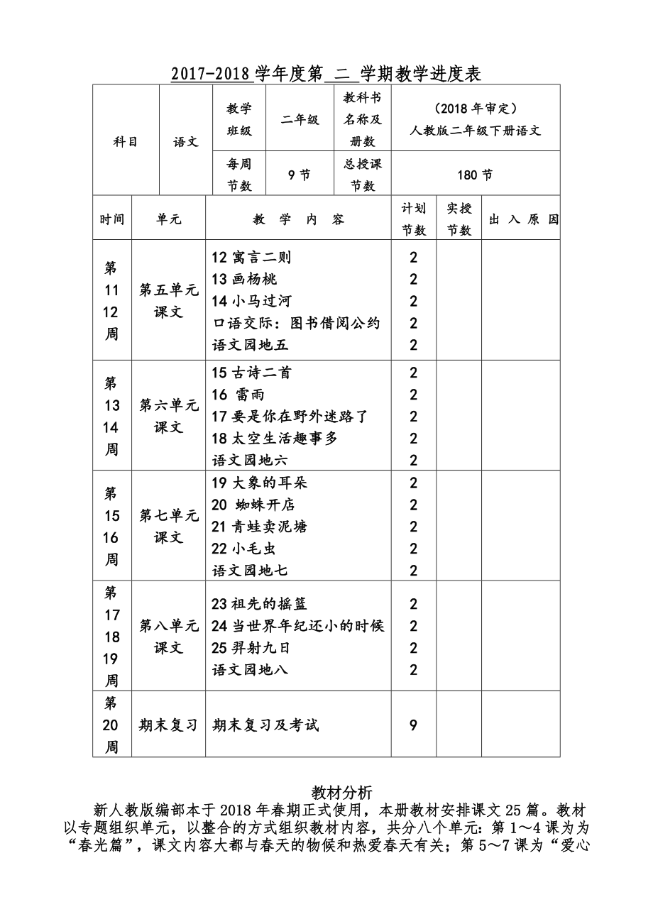 二年级下册语文全册教案教学设计  修正版_第3页