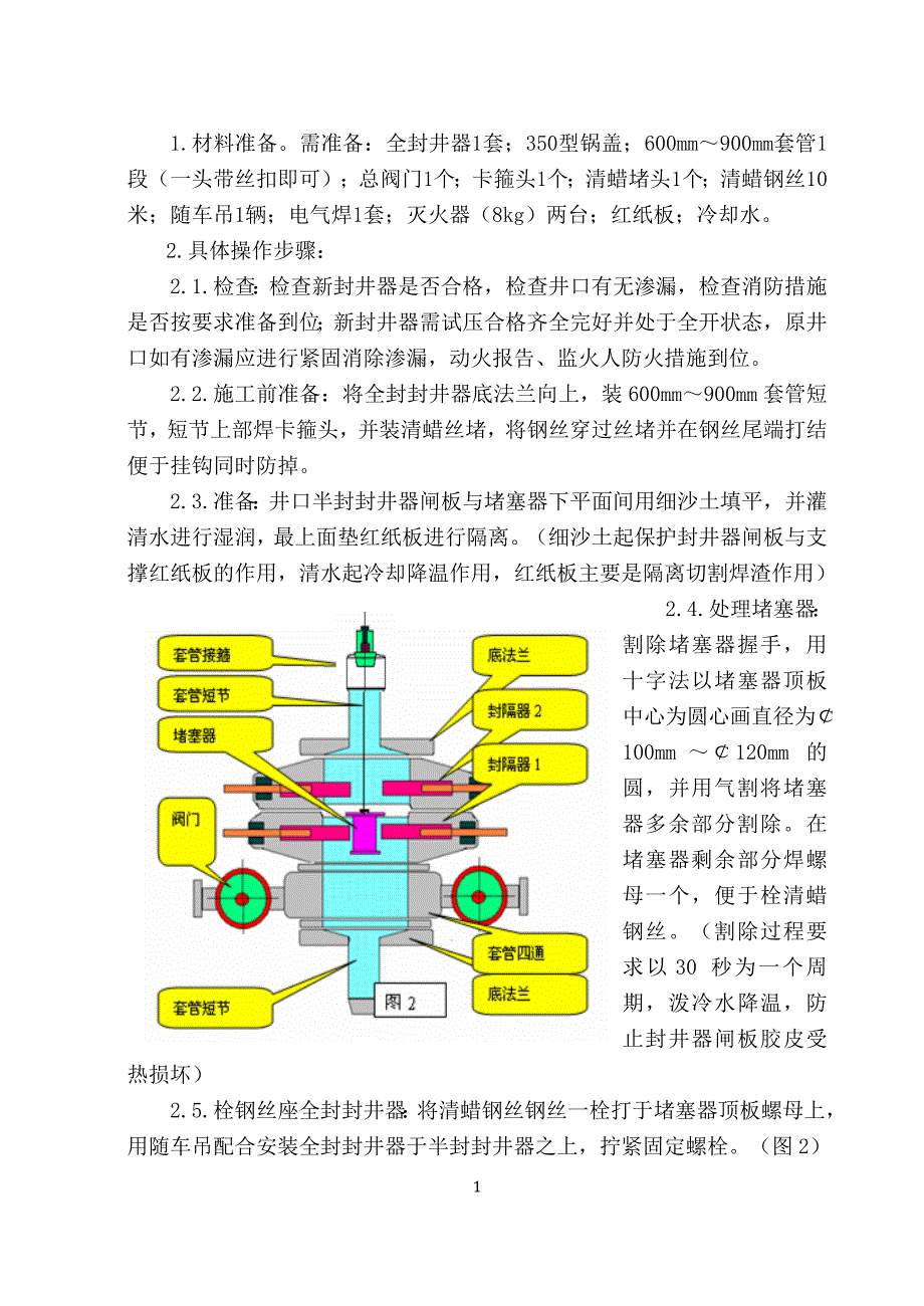 油水井电缆射孔自喷后井口处理新方法_第3页