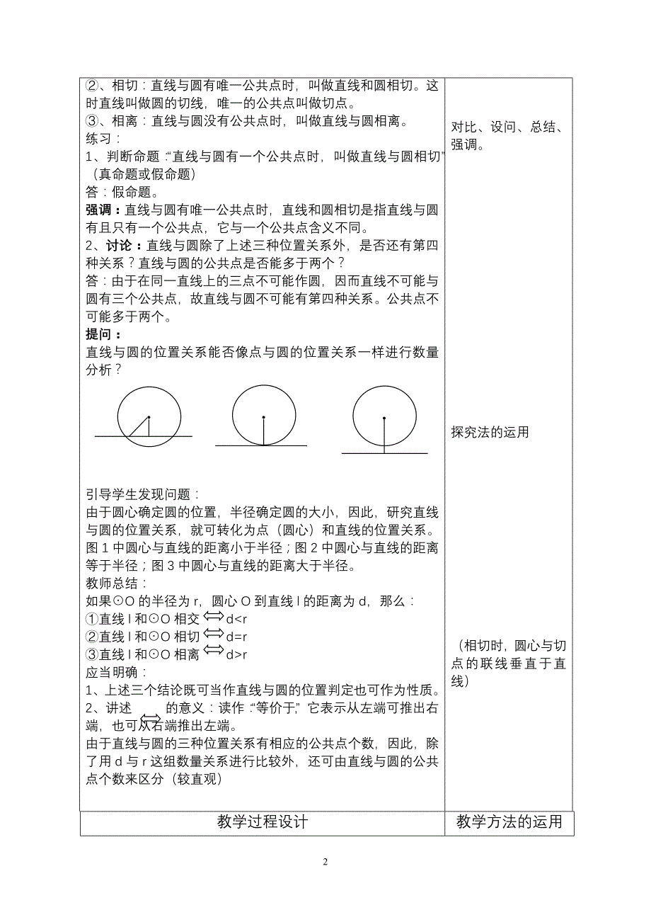 公开课直线与圆的位置关系_第2页