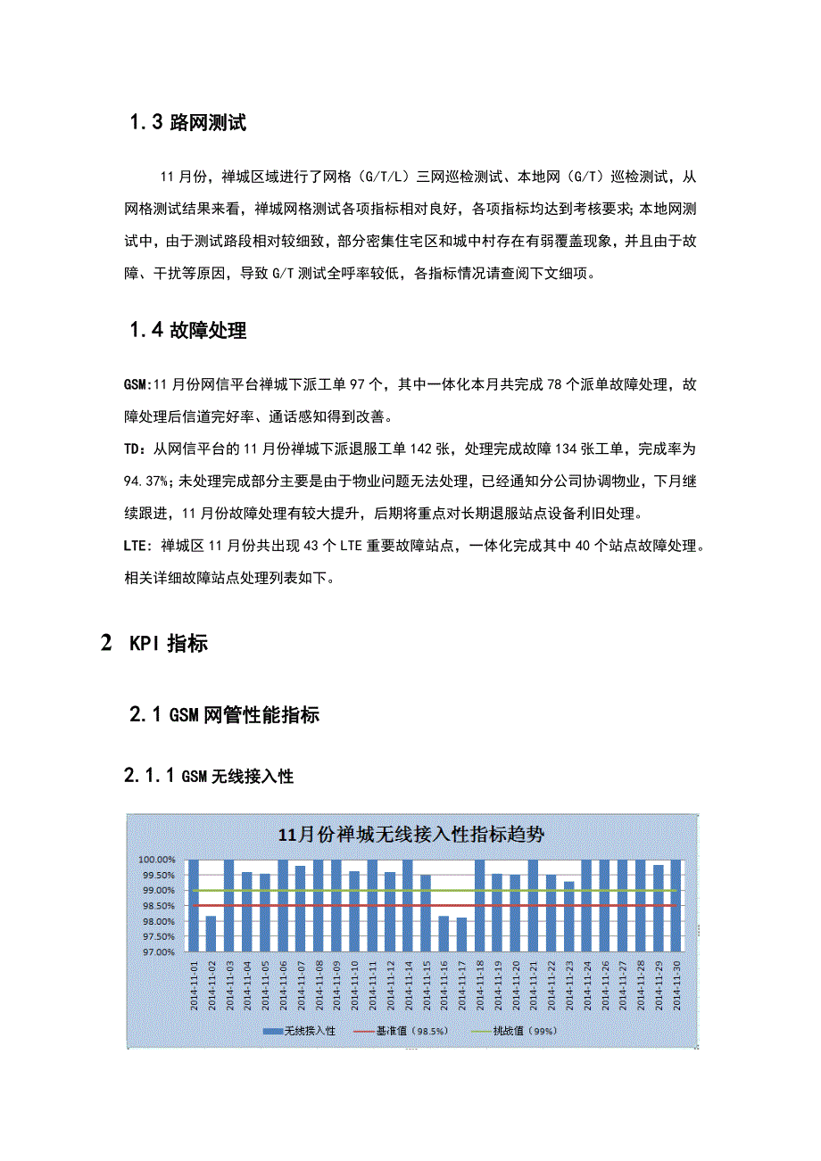 2014年佛山移动深度优化项目11月区域分析报告(禅城区域)_第4页