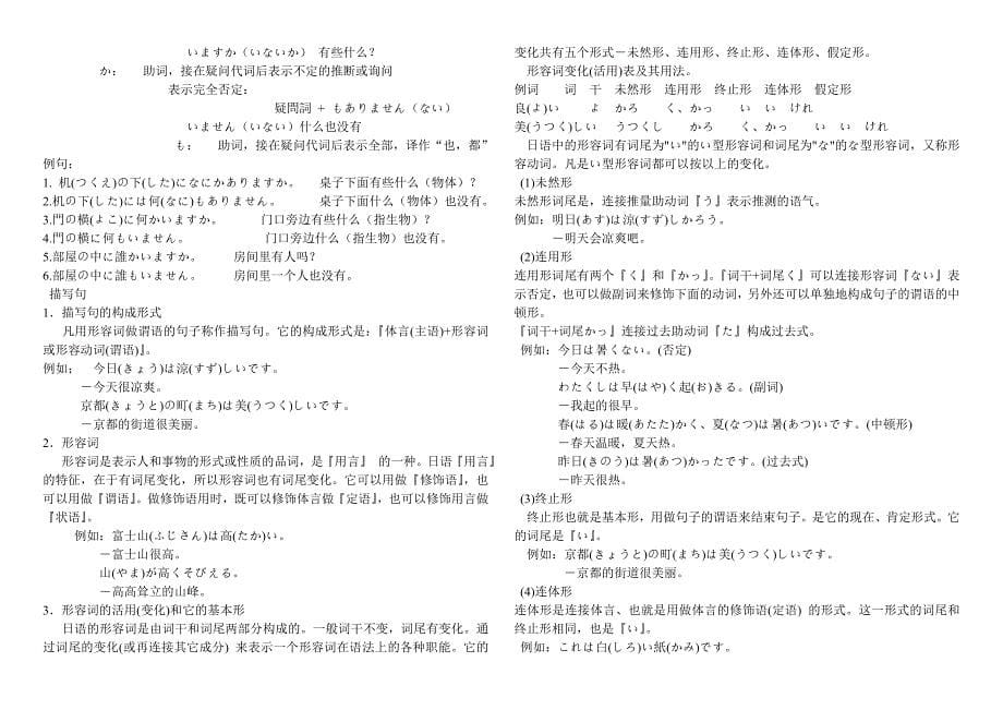 日语敬语语法小结_第5页