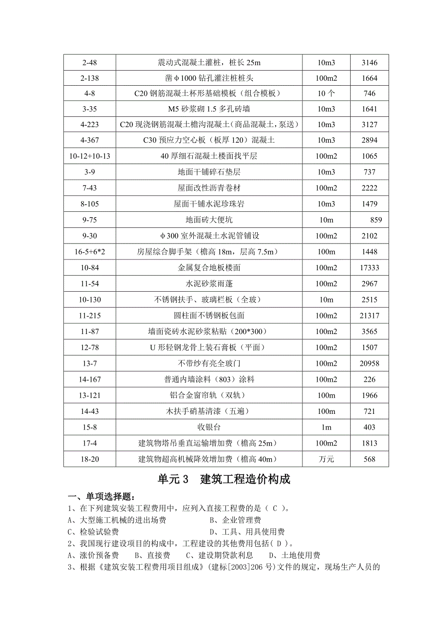 第一篇   建筑工程计量与计价基础知识_第4页