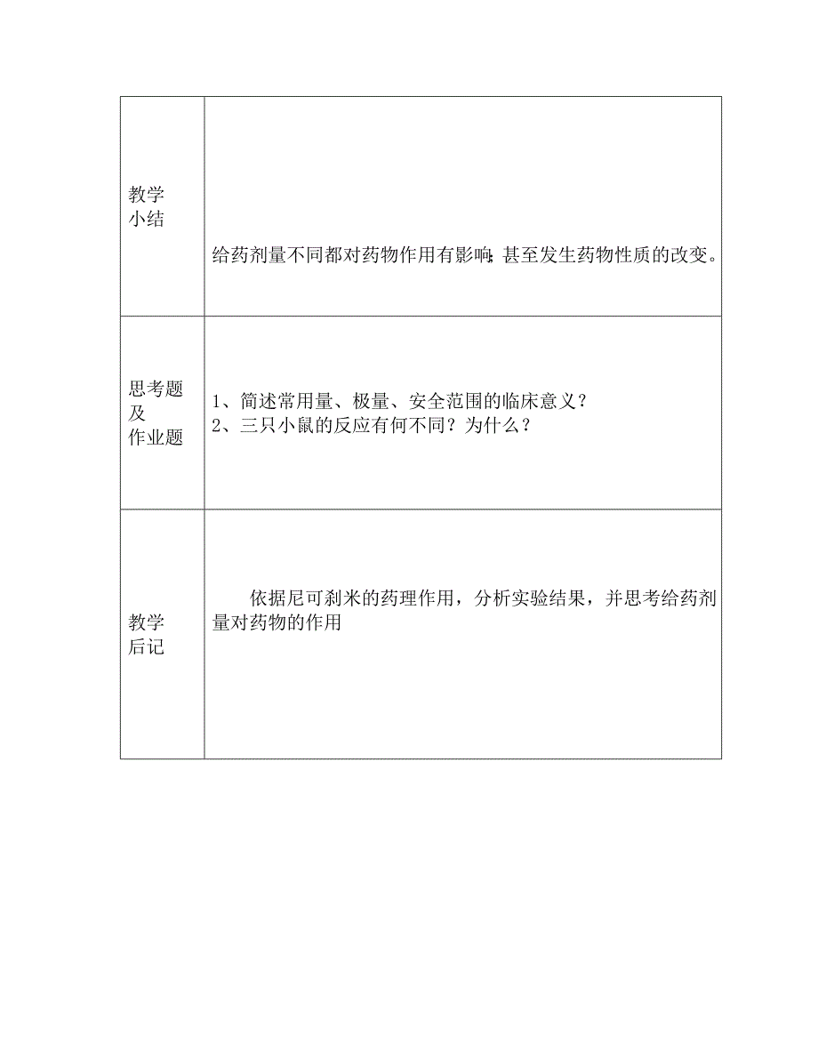 实验三、药物剂量对药物作用的影响_第4页