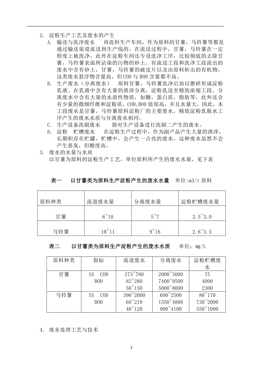 淀粉污水废水处理设备工艺报价_第2页