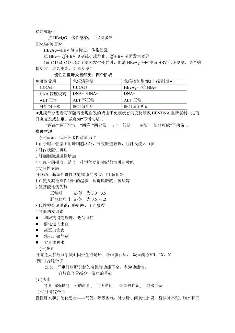 肝脏的概述以及病毒性肝炎整理_第4页