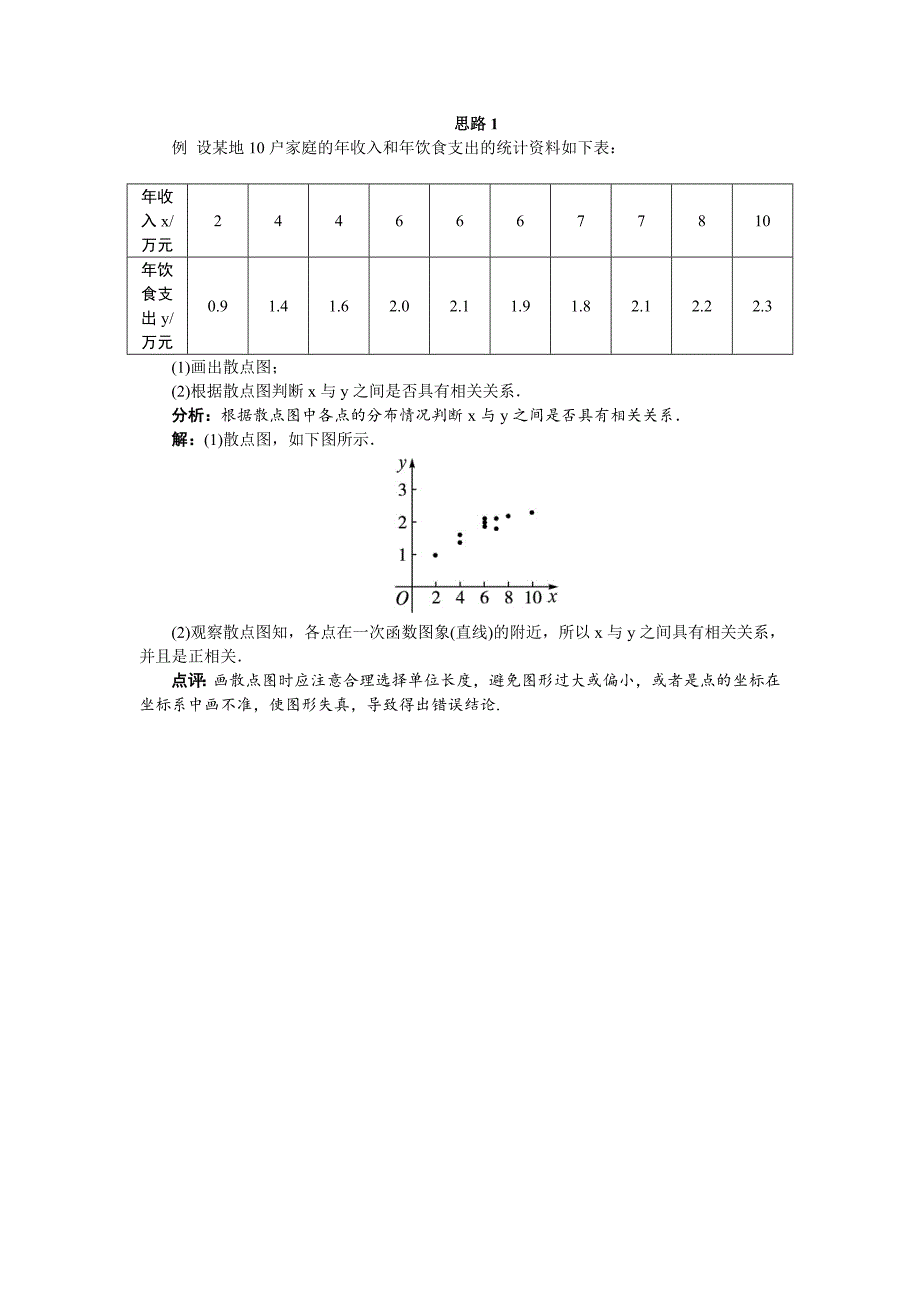 数学人教b版必修3示范教案：2.3.1　变量间的相关关系 word版含解析_第3页