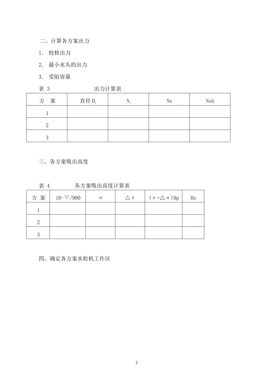 毕业设计指导书(水动)_第3页