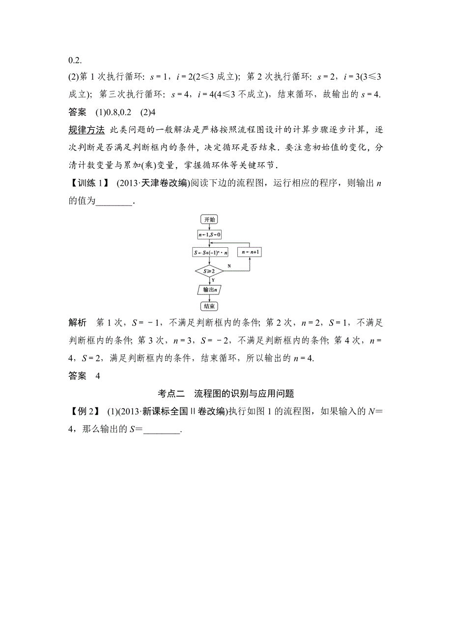 【创新设计】2015高考数学（苏教文）一轮配套文档：第12篇第1讲　算法的含义及流程图_第4页