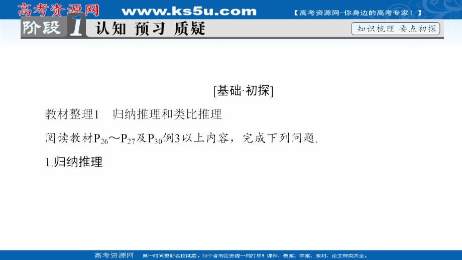 2016-2017学年高中数学人教b版选修1-2课件：2.1.1 合情推理 _第3页