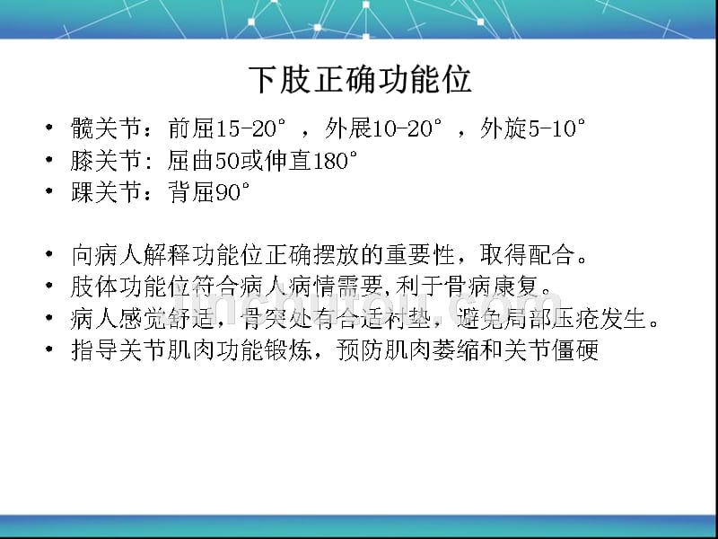 骨科常见手术术后体位护理及功能锻炼-龚婕_第3页