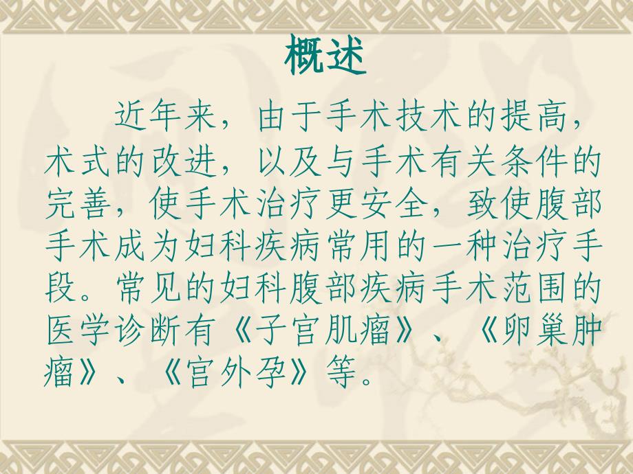 妇科杨华君腹部手术护理及宣(教授课用)_第3页