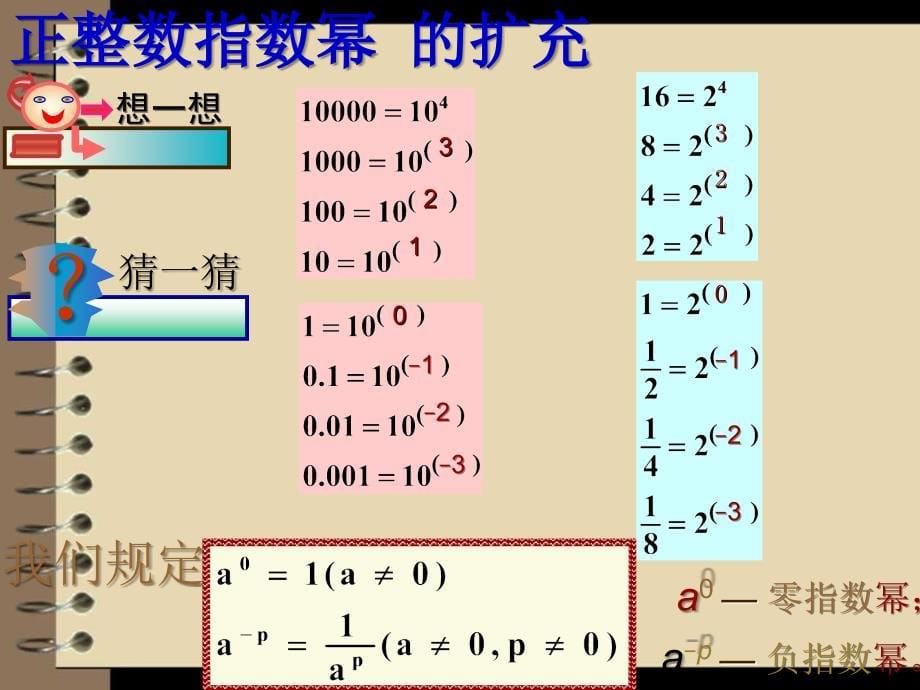 2017广东省佛山市三水区海佳文武学校七年级数学下册 1.3.2 同底数幂的除法第二课时课件 新北师大_第5页