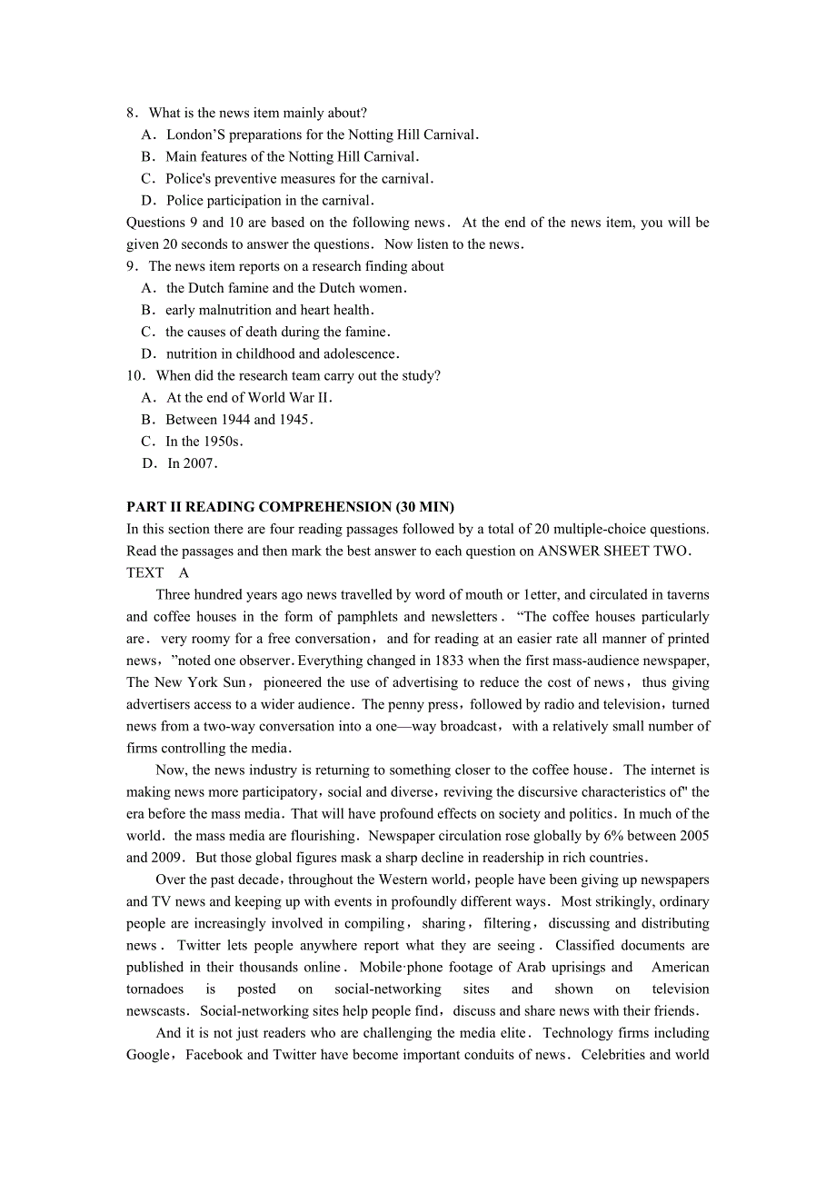 tem8-2013-英语专八-真题与答案_第3页