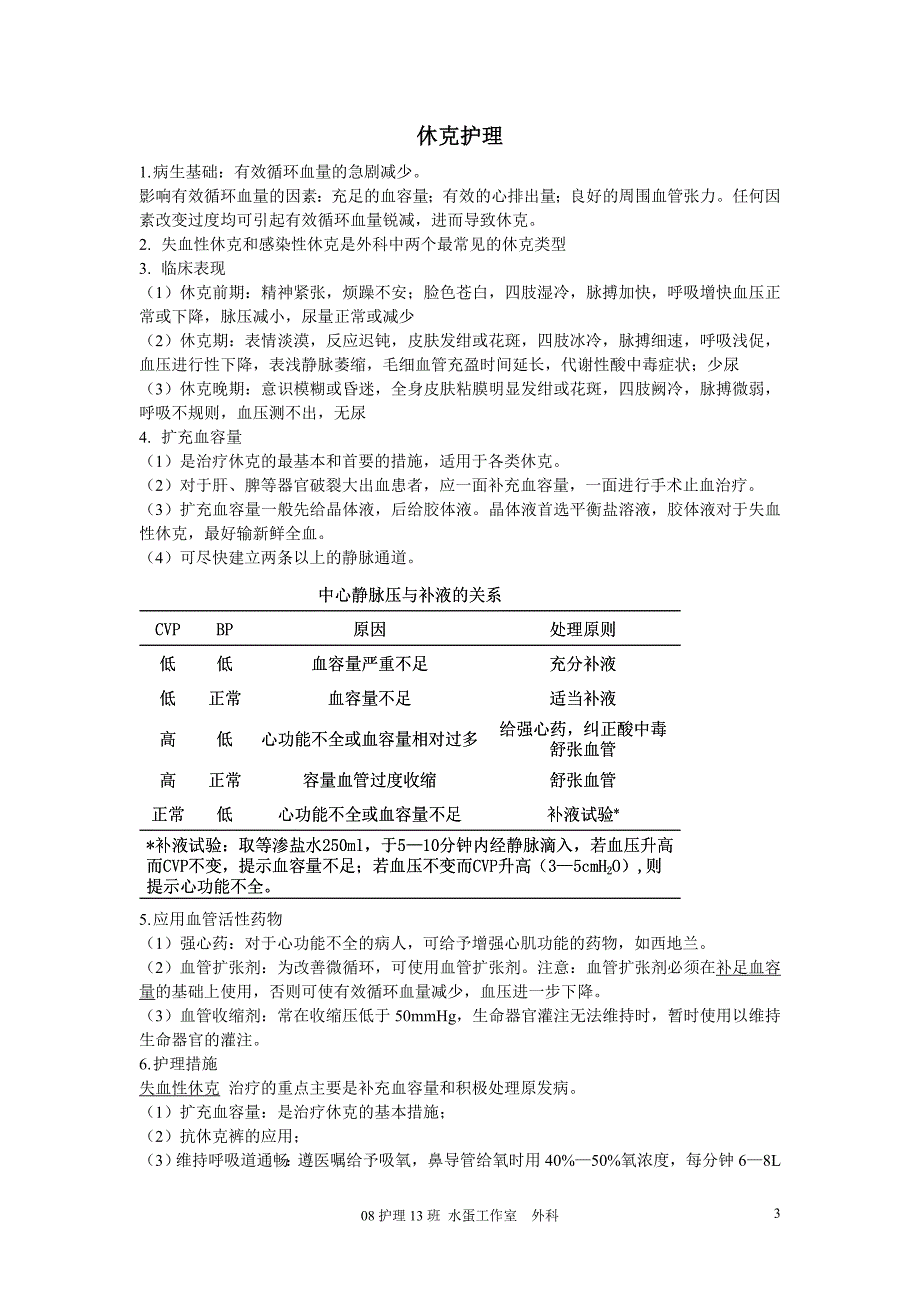 外科护理学重点整理版_第3页