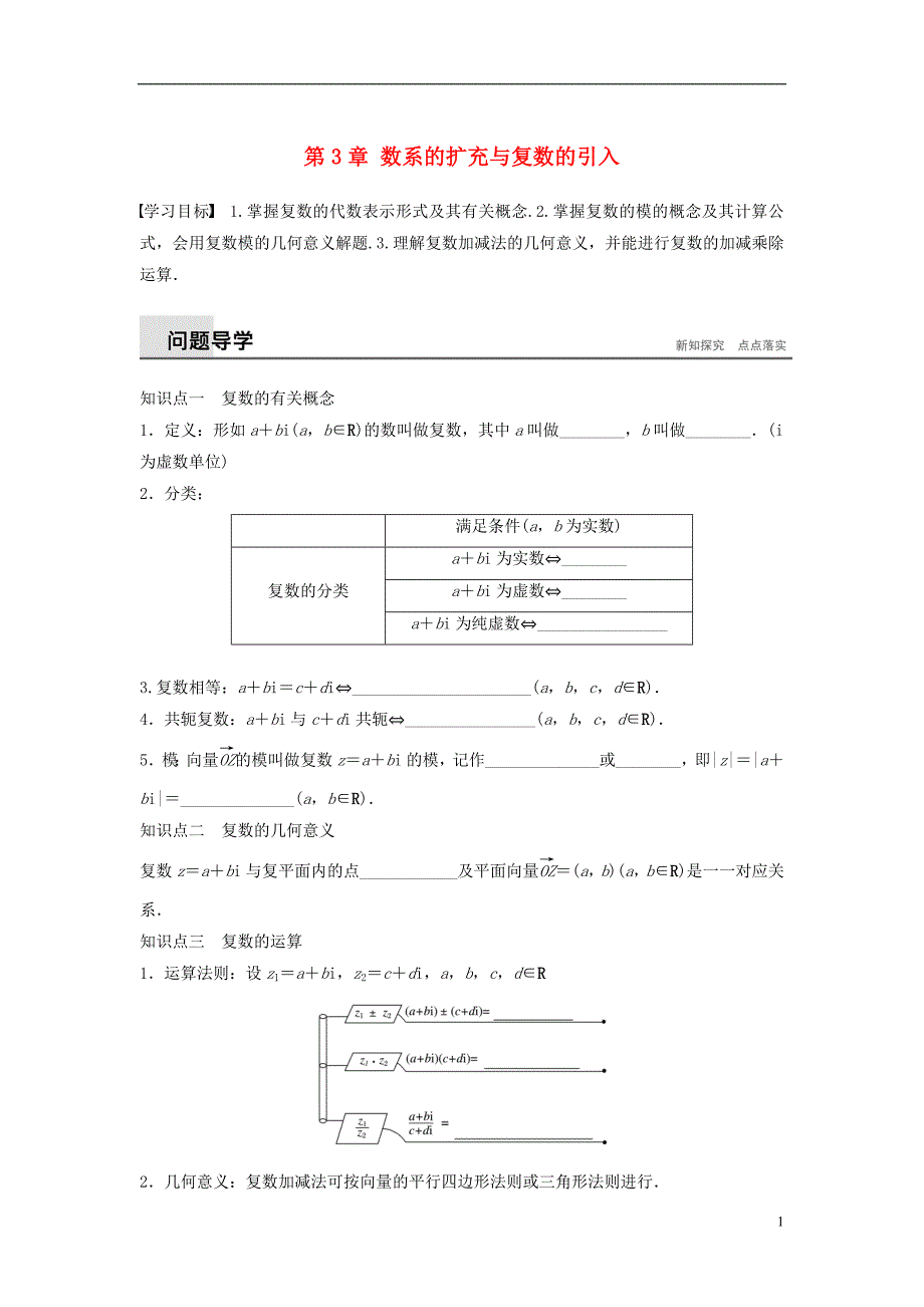 2017_2018版高中数学第3章数系的扩充与复数的引入章末复习课学案苏教版选修_第1页