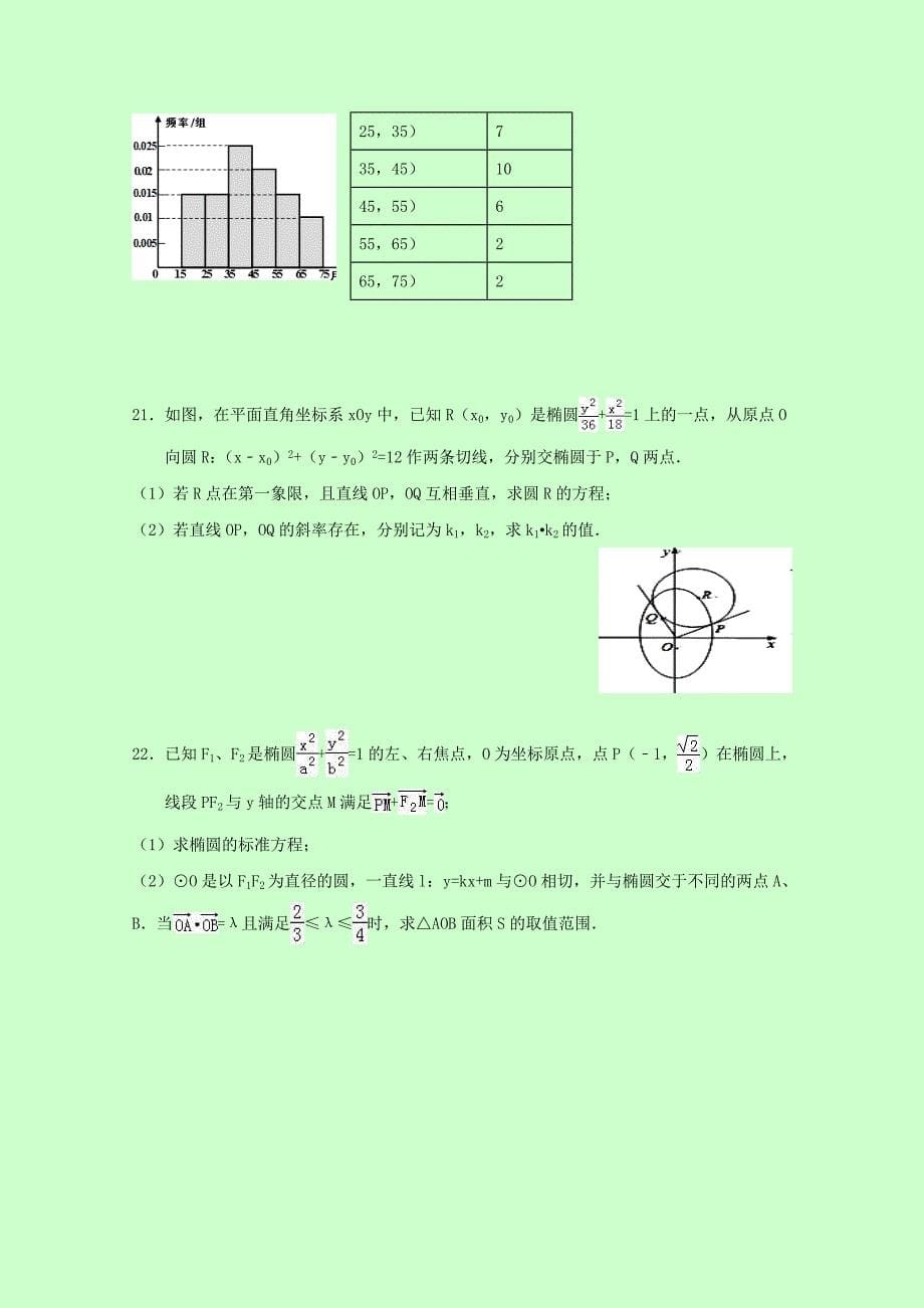 四川省崇州市崇庆中学2016-2017学年高二下学期开学考试数学（文）试题 word版含答案_第5页