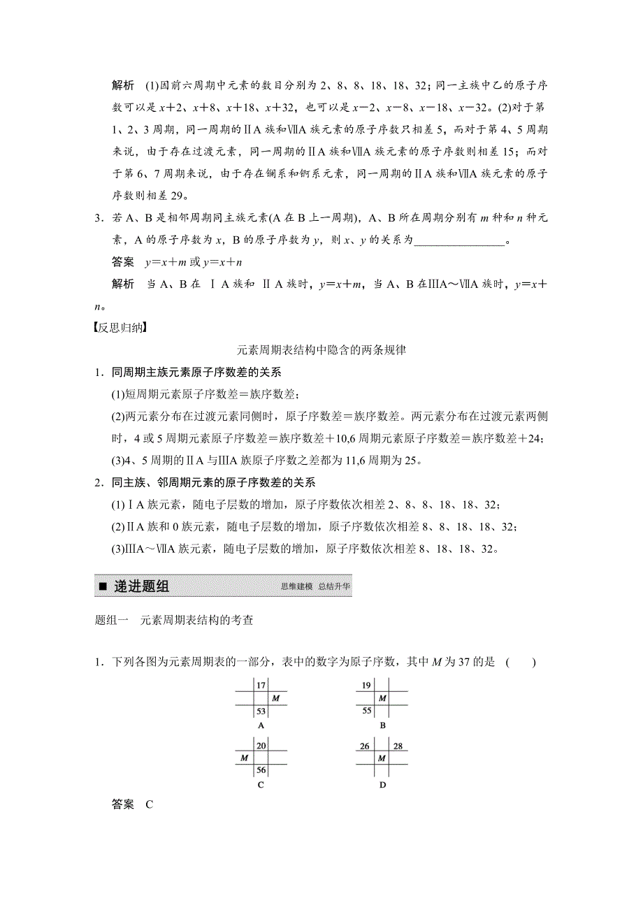 【步步高】2015高考化学（苏教浙江）一轮文档：专题5第2讲元素周期律和元素周期表_第3页