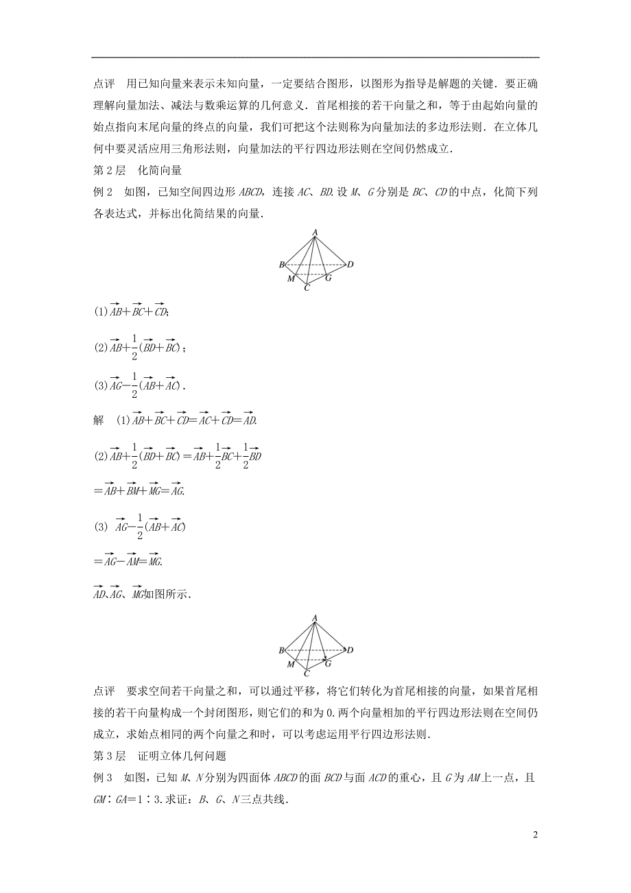 2018版高中数学第三章空间向量与立体几何疑难规律方法学案新人教b版选修_第2页