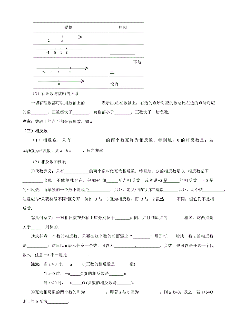 有理数知识总结及经典例题_第3页