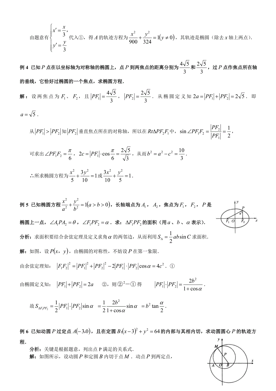 高中数学椭圆经典例题学生老师_第2页