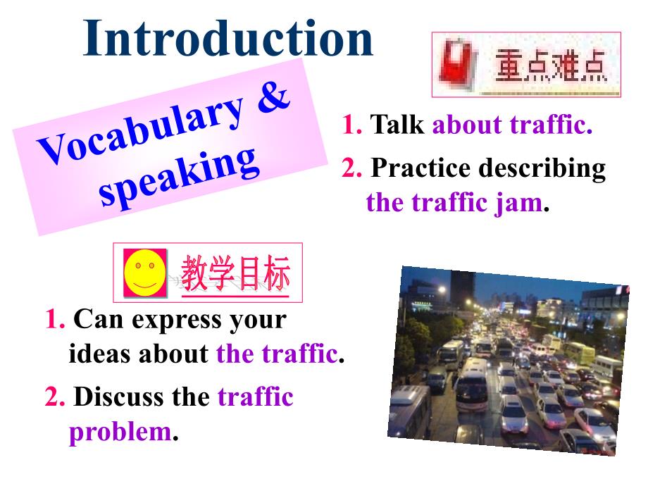2017高一《英语辅导报》外研高一必修四英语课件：module 2- traffic jammodule(2-1)introduction_第2页