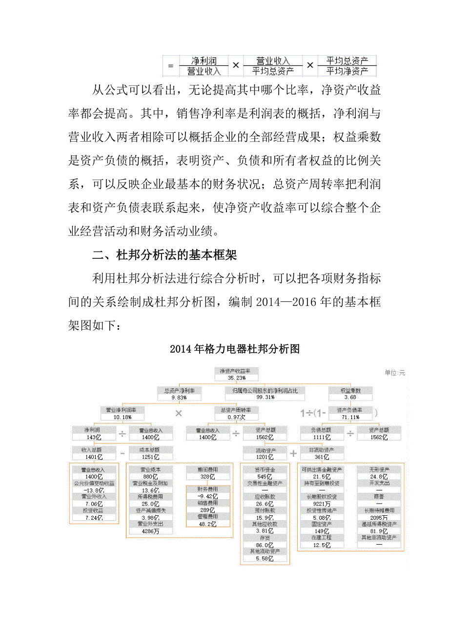 2018年财务报表分析网上作业：任务4格力电器财务报表综合分析_第2页