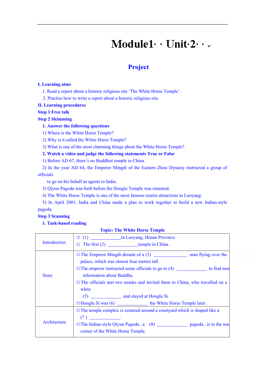 江苏省赣榆县智贤中学高中英语学案必修一：m1u2_第1页