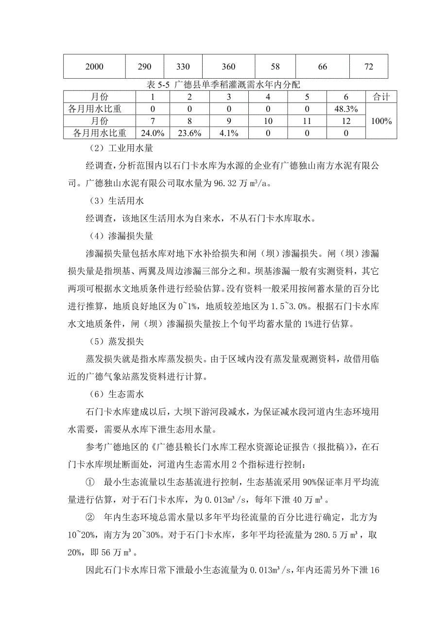 《安农大工程水文学》课程设计_第5页