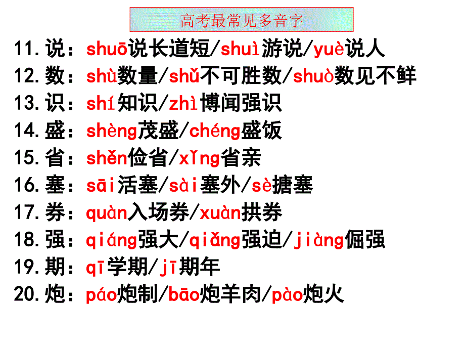 字音字形成语专练(学业水平考试)_第3页