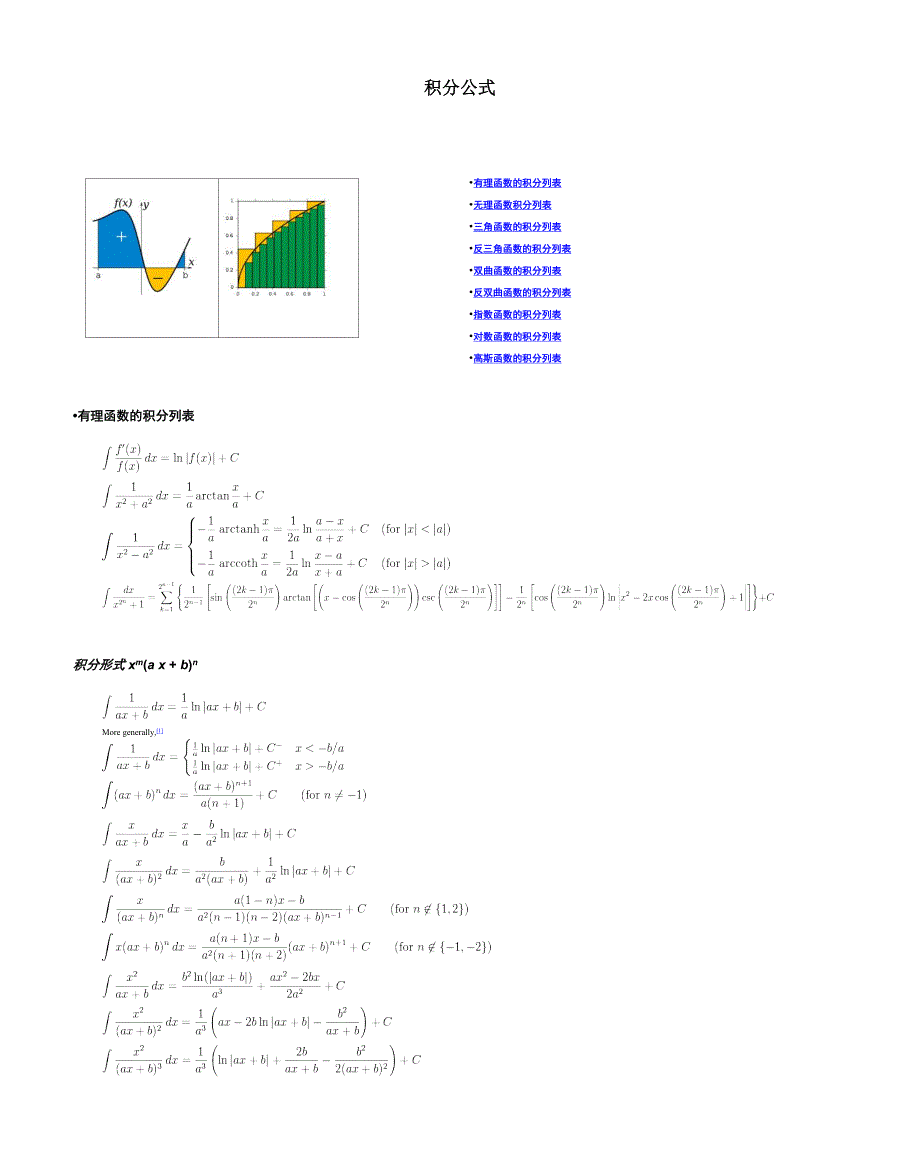 积分公式_第1页