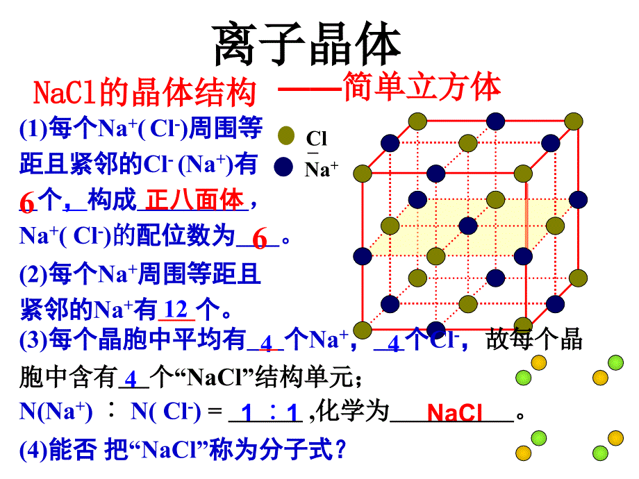 常见晶体模型及晶胞计算_第4页