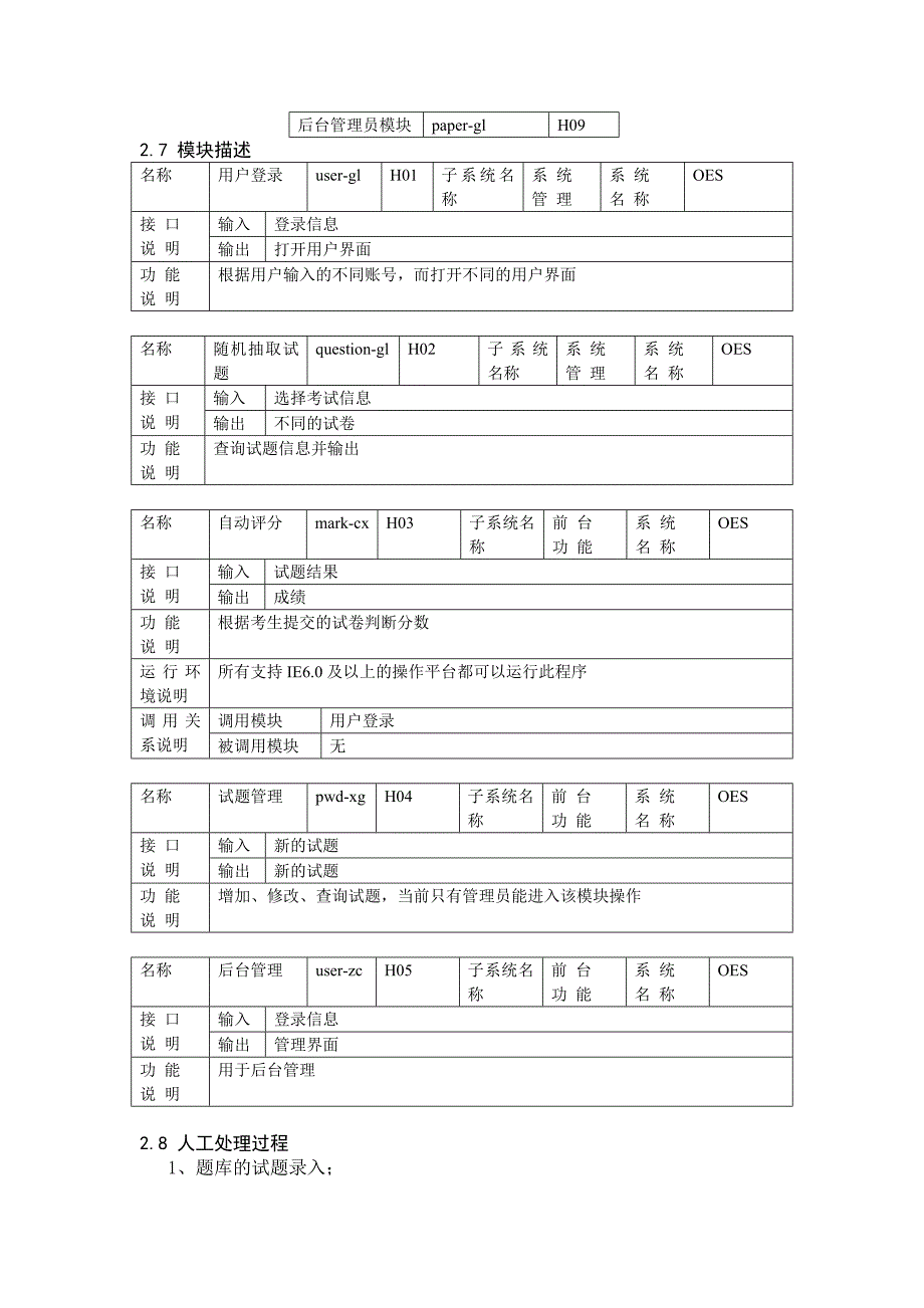 net在线考试系统概要设计说明书_第4页