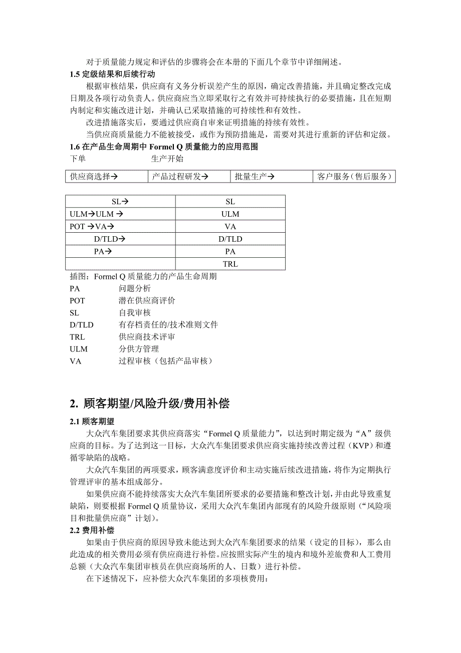 大众供应商质量能力评定_第2页