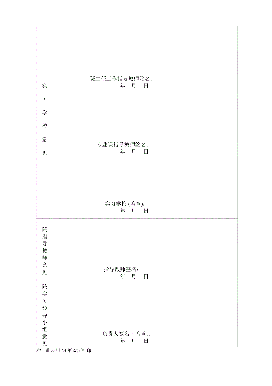 教育实习鉴定表模板_第2页