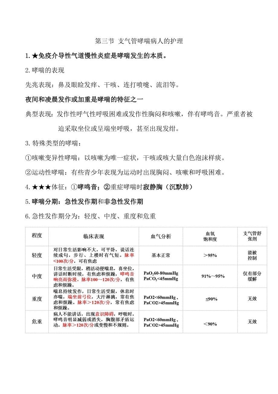 内科护理学--呼吸系统讲解_第5页