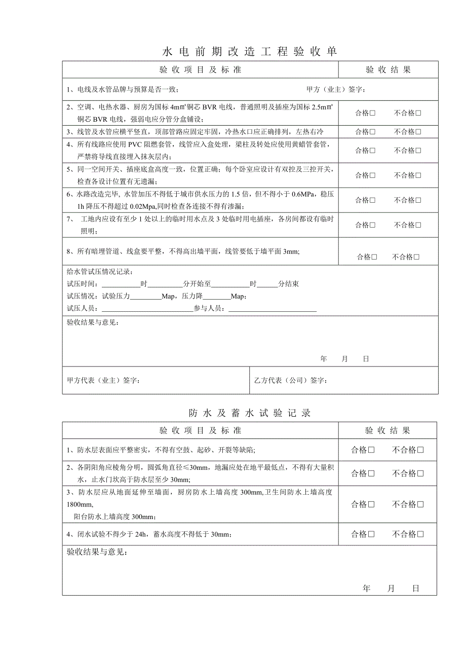 室内装饰现场施工验收报告_第2页