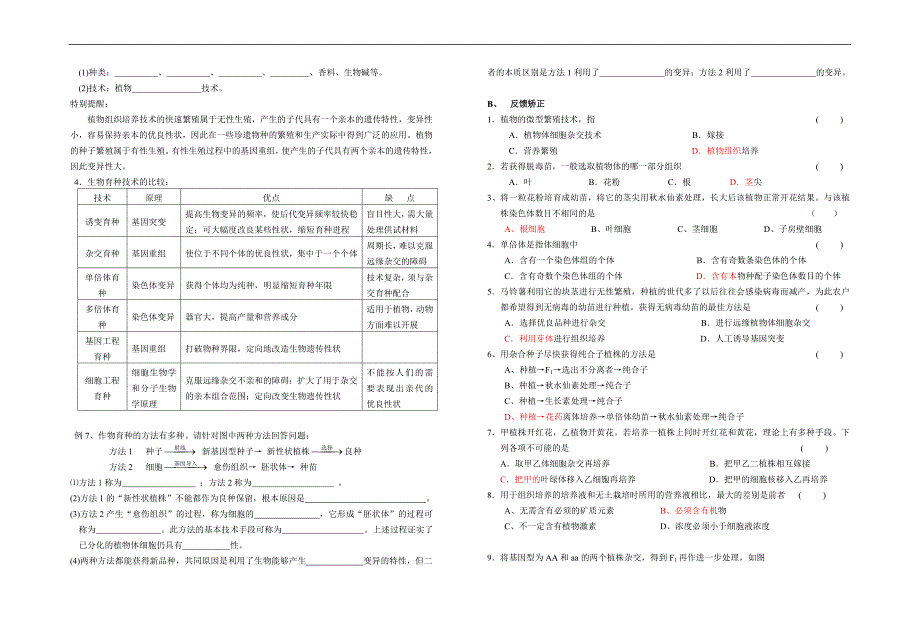 高二年级生物导学指引选修3（六）选修班_第2页