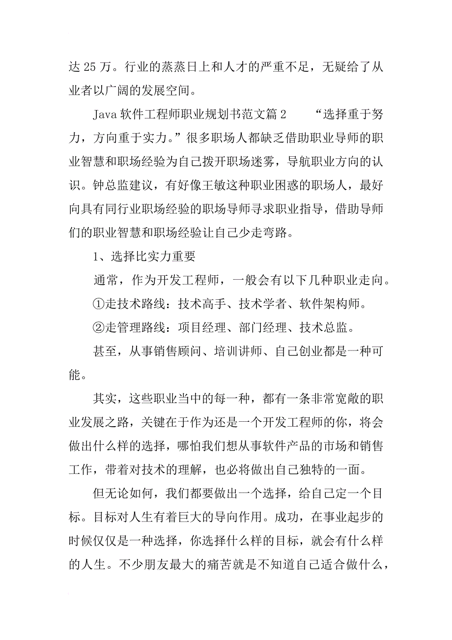 java软件工程师职业规划书_第3页