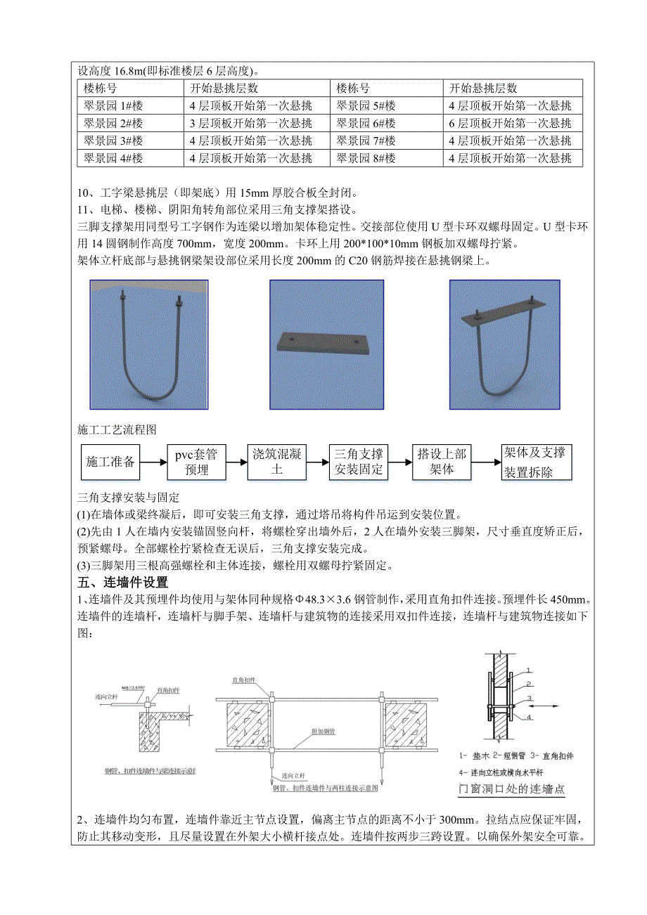 悬挑脚手架技术交底翠景园一标段_第3页