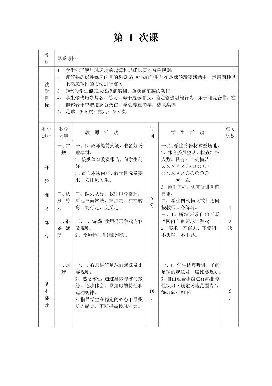 校本课程足球模块教案_第3页