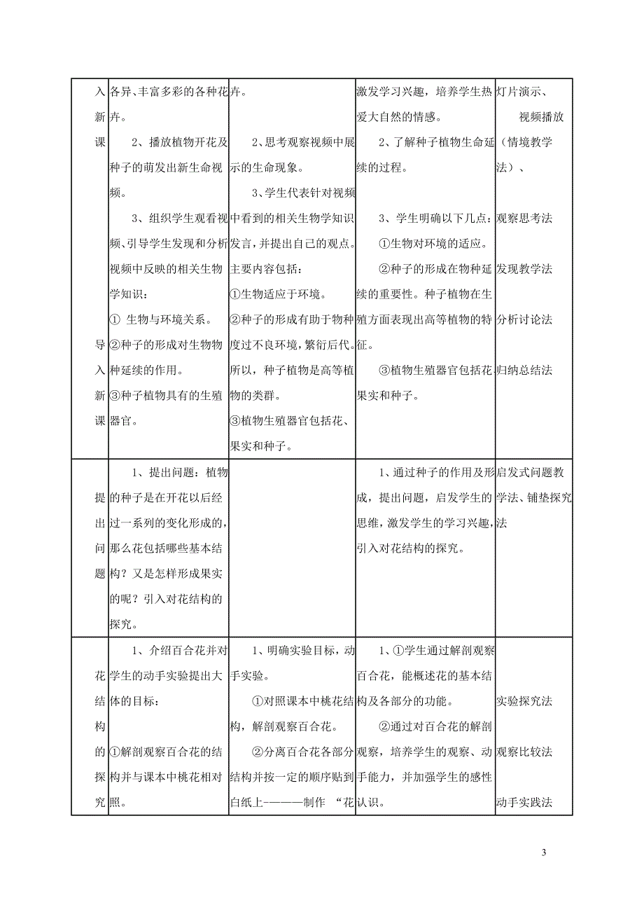 重庆市七年级生物上册 第6章 第3节 生殖器官的生长教案2 北师大版_第3页