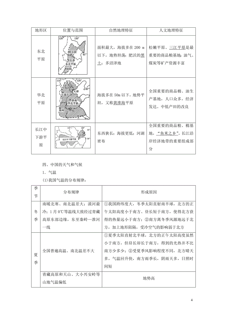 重庆市2016版高考地理 第十二章 中国地理教案_第4页