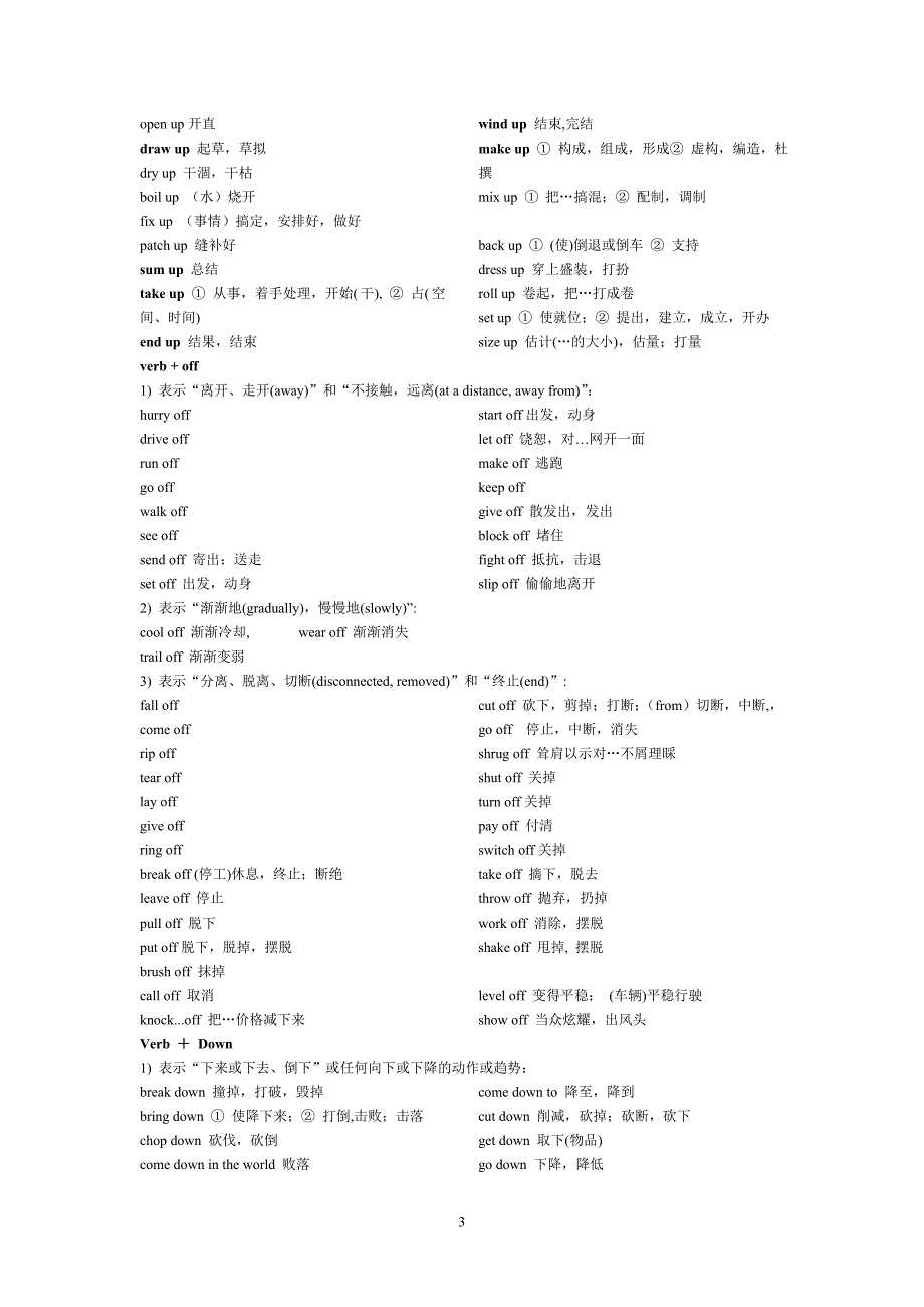 短语动词分类_第3页