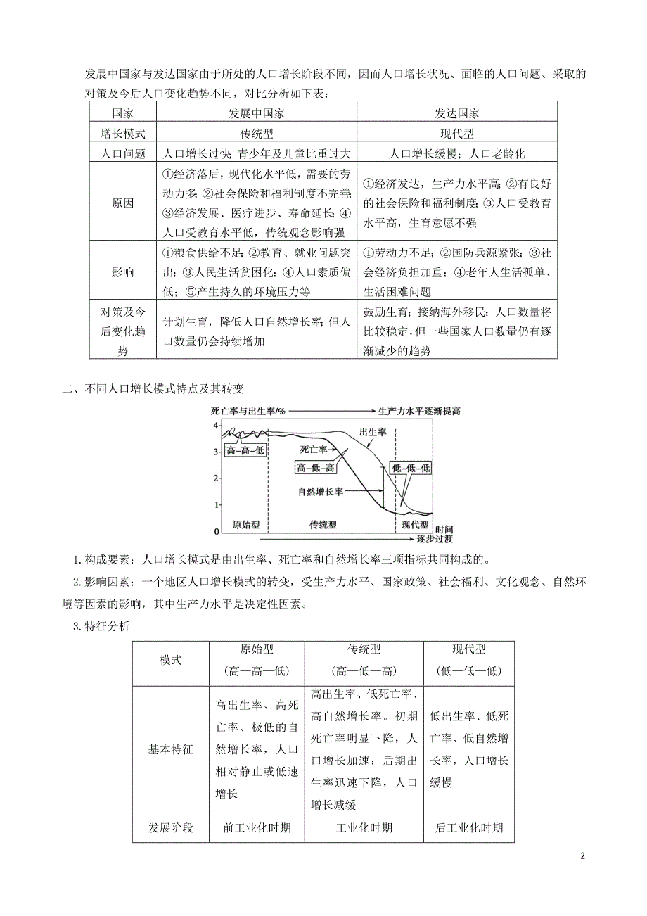 重庆市2016版高考地理 第六章 第一节 人口数量的变化5学案_第2页