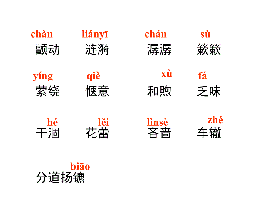 苏教版九年级上册生字词注音解释_第3页