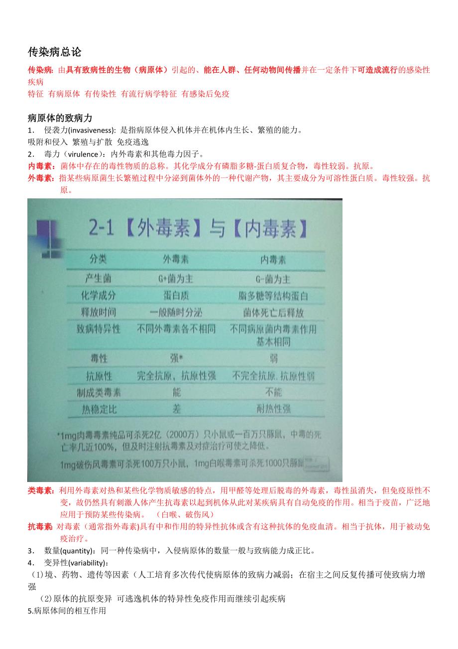 传染病学重点自我整理_图文_第1页